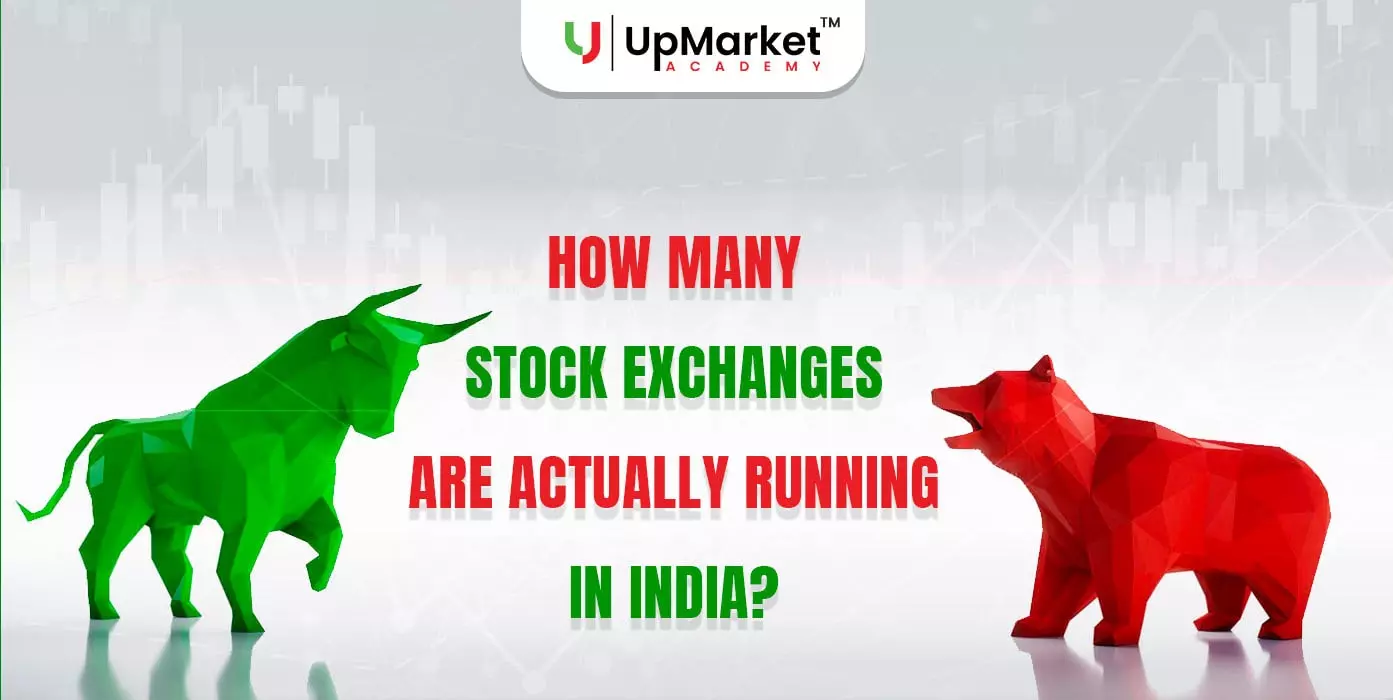 How many stock exchanges are actually running in India